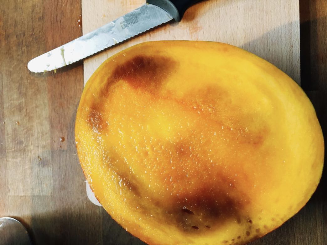 Bruised mango
