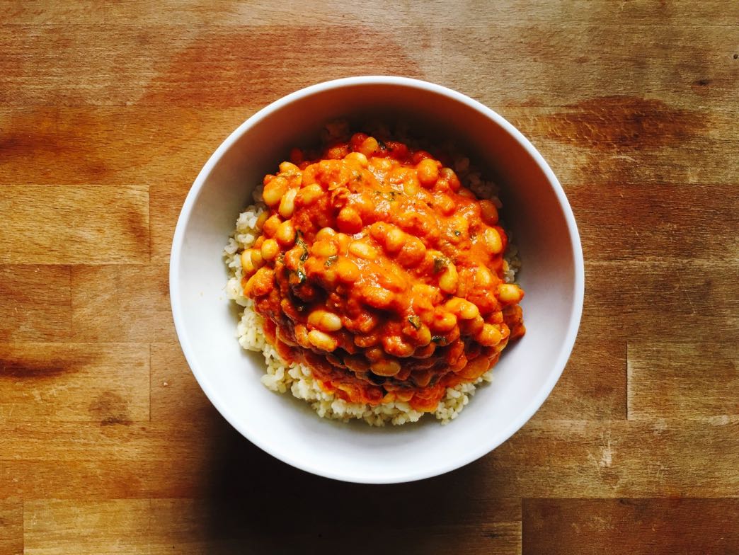 home made baked beans